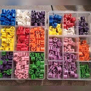 Set of 2 size tags for hangers over 400.